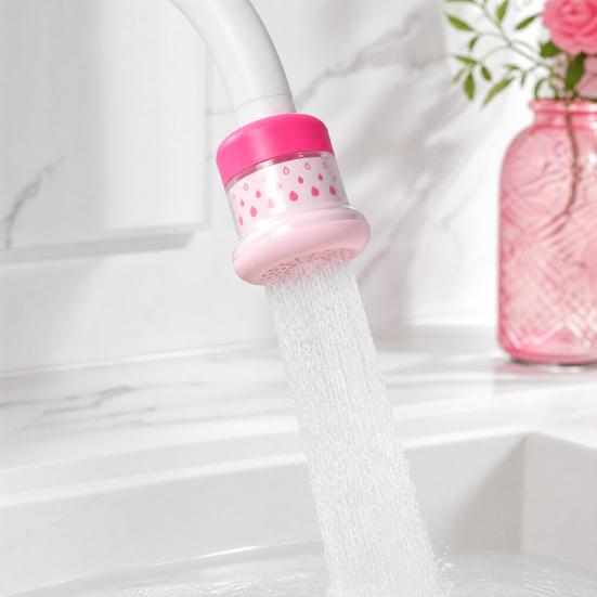 2Pcs Faucet Water Filter for Kitchen Sink, Anti-Splash Tap Filter, Multi-Layer Chlorine Rust Sediment Removers