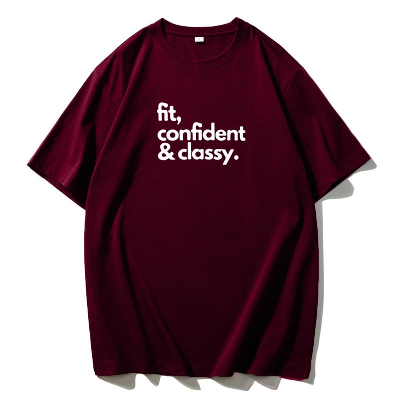 

Shellsuning, летние хлопковые футболки с буквенным принтом, женские повседневные футболки большого размера с круглым вырезом и короткими рукавами, женские корейские универсальные топы в стиле Харадзюку 3XL вино красного