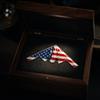 Spirit of 76 Commemorative Coin Challenge Coin American 1776-2026 Military Aviation Collectible Coin with Flag and Bell Design
