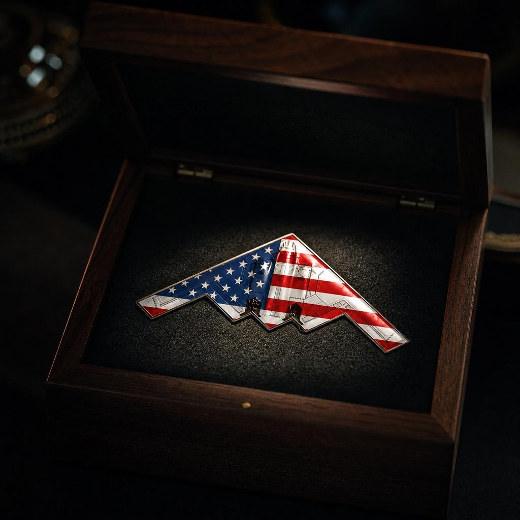 Spirit of 76 Commemorative Coin Challenge Coin American 1776-2026 Military Aviation Collectible Coin with Flag and Bell Design