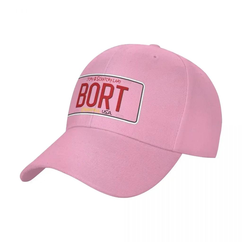 BORT License Plate Bart Baseball Cap fishing hat Anime Hat Golf Unisex Womens