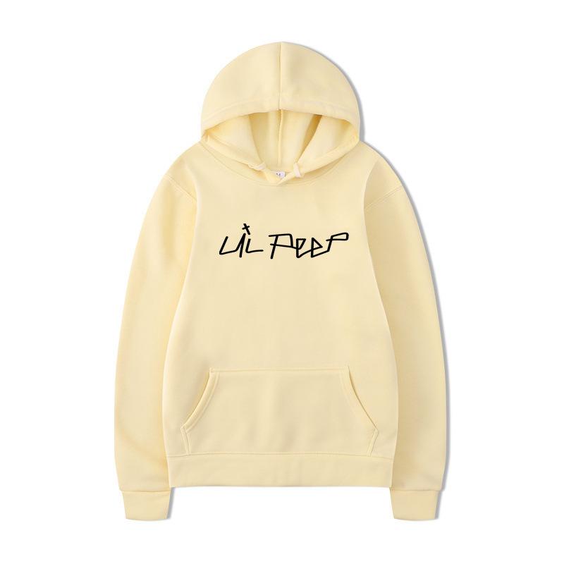 Hot Search Street LilPeep Hooded Crew Neck Sweater Hooded Sweater