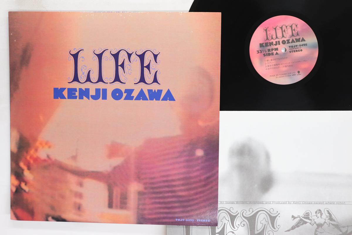 

LP Record KENJI OZAWA Life TOJT8495 EASTWORLD 1994 Japan Japanese PopRock Used