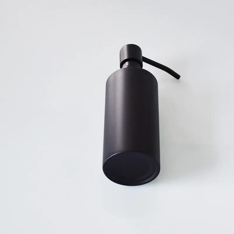 Hot Sale Double Soap Dispenser Stainless Steel and Black Leak Proof with Pump Bathroom Accessories for Hotels