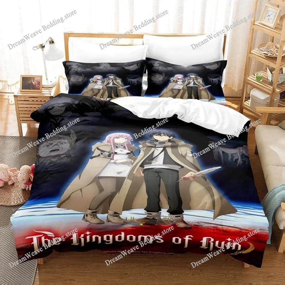 3D Printed Anime The Kingdoms of Ruin Bedding Set Duvet Cover Bedroom Comforter Single Twin King _Size Quilt Cover Home Textiles