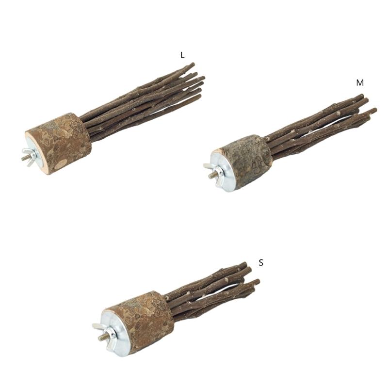 Parrots Grinding Scratchers Perch Stands Bird Stand Cage Toy Stick Rack Toy Branch Grinding Perch Standing