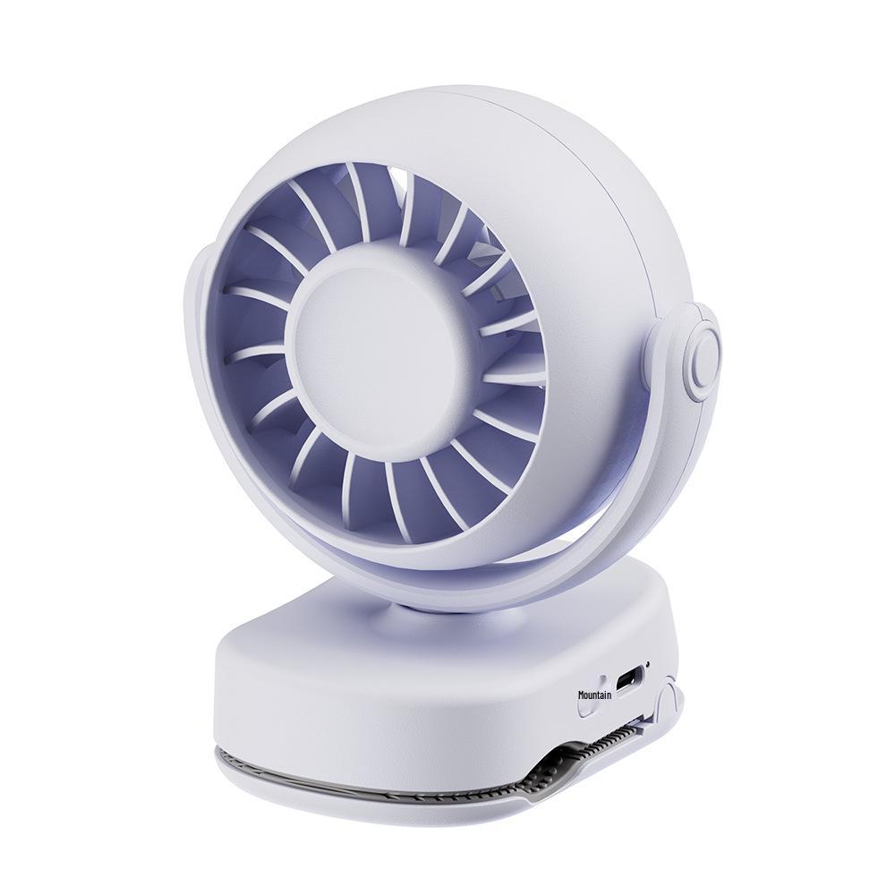Compact Octopus Clip-On Stroller Fan – Portable, Rechargeable, Silent Mini Fan for Baby Strollers and Feeding. 200*156*85 индиго