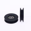 1Pcs U Groove Wire Rope Over Line Pulley Lightweight Durable Nylon Lifting Wheel for Home DIY Hanging Decor Installation