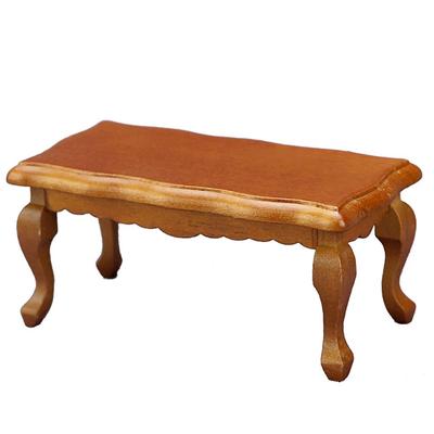 Moin moin Minyatür Mobilya Ölçekli Oyuncak Bebek Evi Alçak Dikdörtgen Antika Pençeli Kahve Merkezi 2406mini45 1/12 Kanepe, Masa, Çalışma Masası, Kafe, Retro, Ahşap,