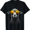 Sheep Sunglass Art Animal Illustration Graphic Sheep T-Shirt
