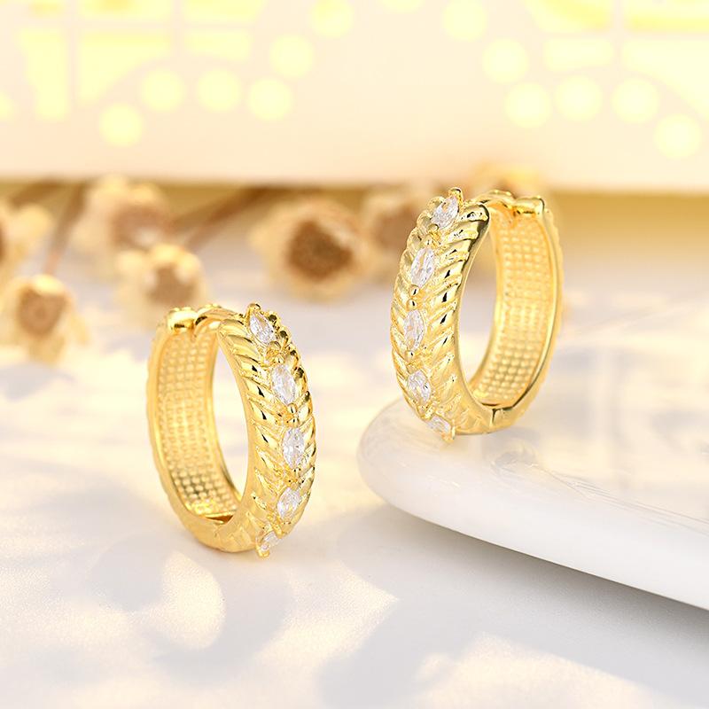 925 Sterling Silver Cross Stud Earrings For Women High Quality Exquisite Student Girlfriend Jewelry Accessories Heart GiftGood product