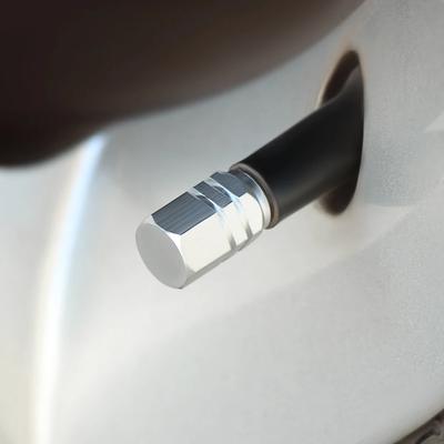 Car Wheel Tire Valve Stem Caps Covers Auto Motorcycle Bike Hexagon Valve Cap Parts 4Pcs Aluminum Alloy Car-Styling Accessories