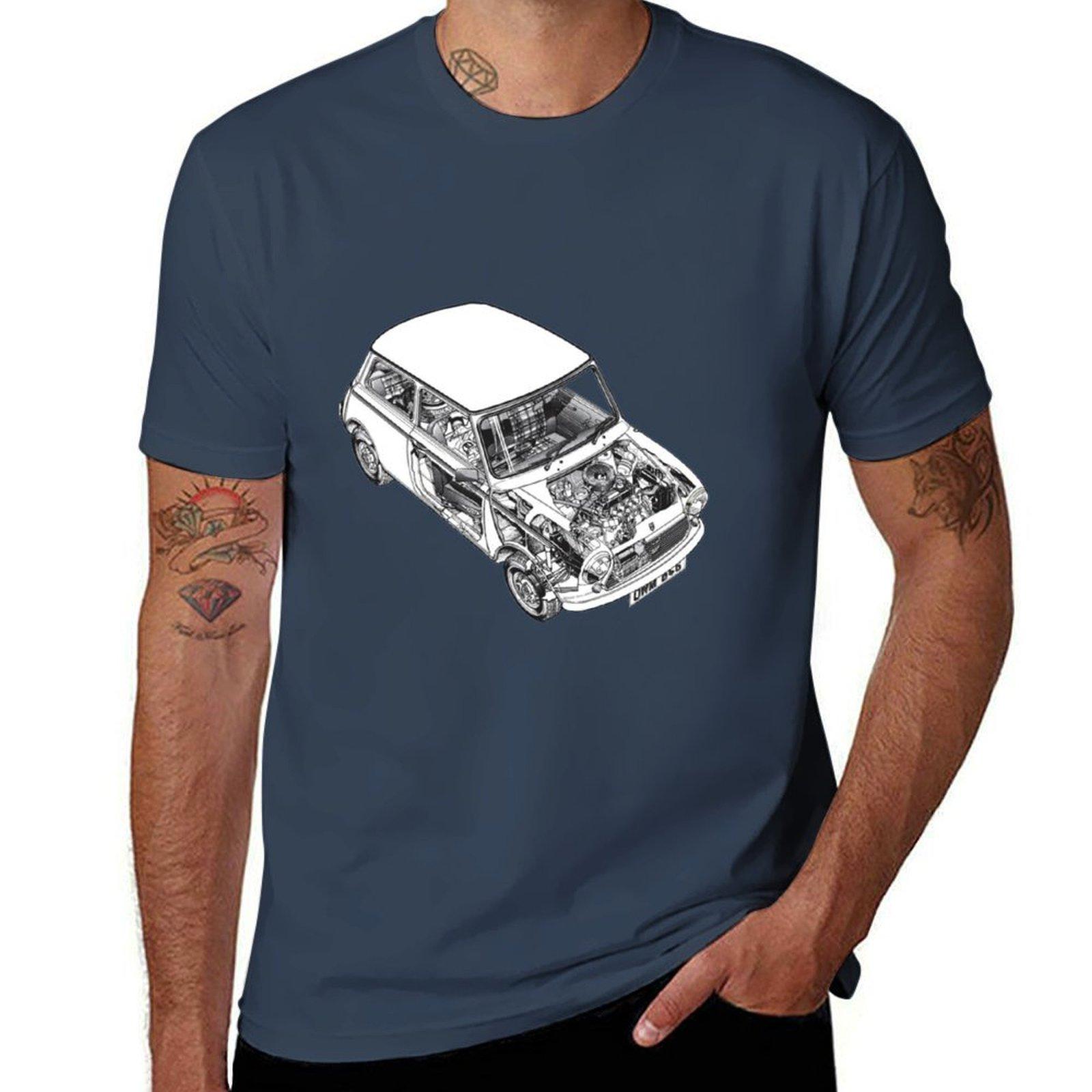 Haynes Mini Blue Tshirt Work Casual Loose Fit Tshirt S