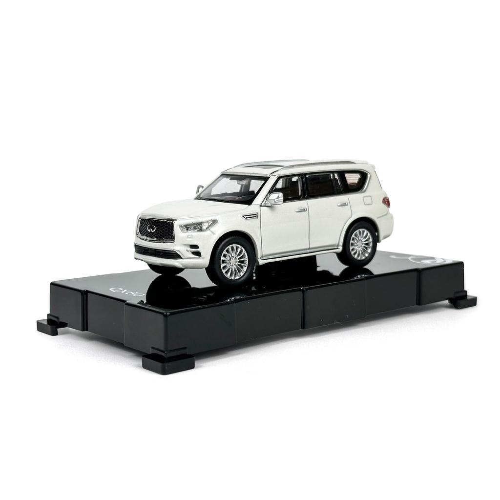 Paudi Model Mini Car Infiniti 2020 QX80 Collection Completed Product White 1/64