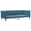 VidaXL Lit de repos bleu 80x200 cm velours 354236