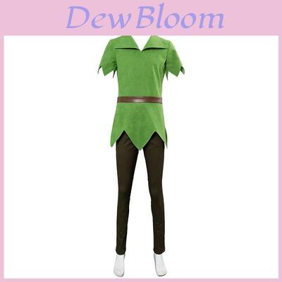Peter Pan Cosplay Costume For Adults And Kids Halloween Party Outfit
