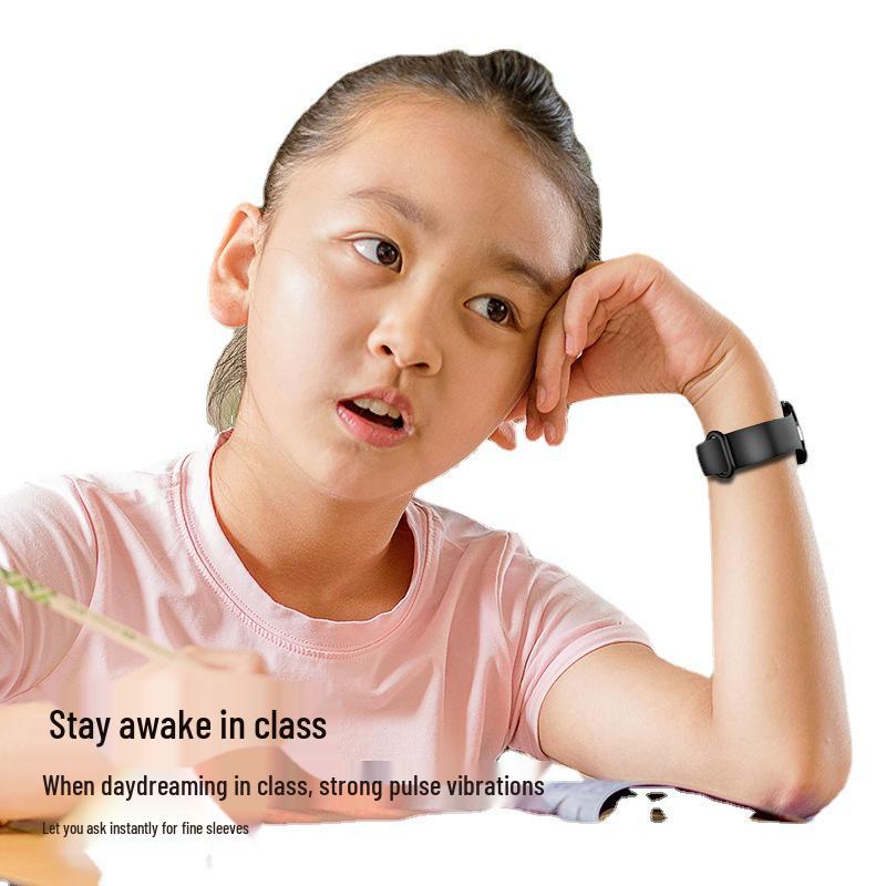 Vibrating Smart Wake-Up Bracelet: Silent Alarm with Pulse Shock for Students