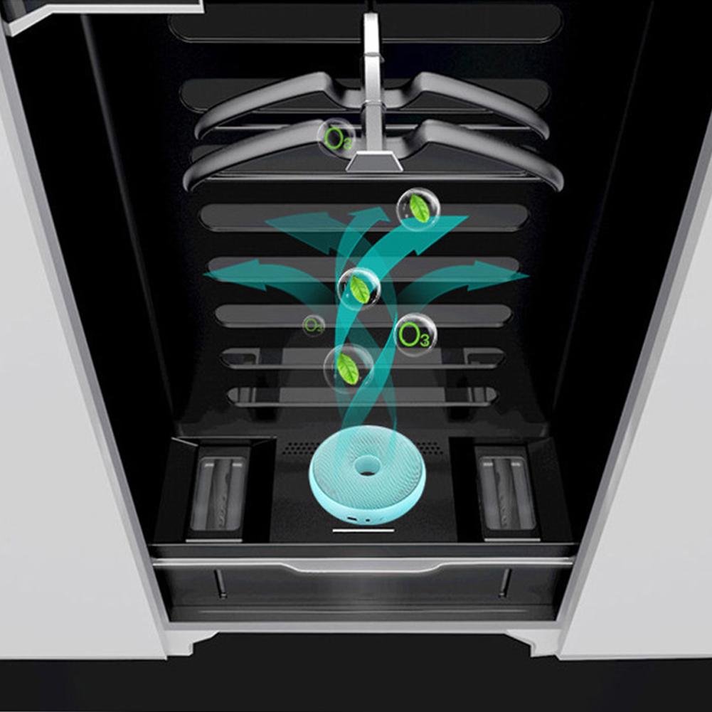 Noiseless USB Charging Mini Donuts Air Purifier Portable Air Sterilizer