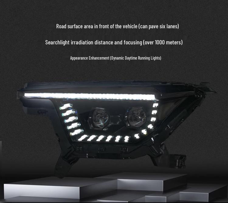 Tank 400 Hi4-T Starship Double Straight Headlight Assembly - Non-Destructive Replacement Car Lights.