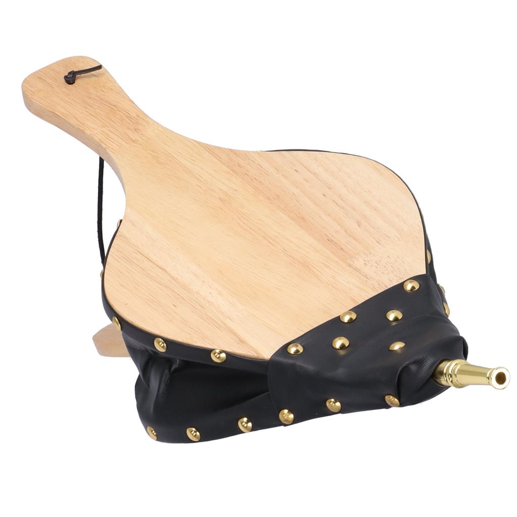 Wood Bellows Blower Fireplace Wood Air Blower Fire Tools for Outdoor Cooking Camping BBQ Grill