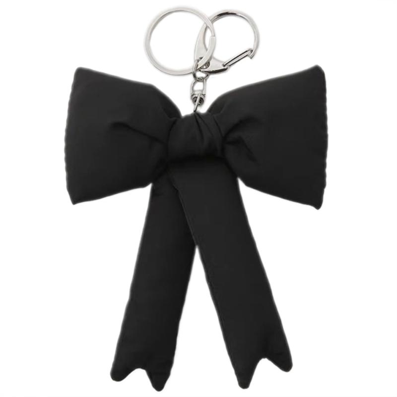 Delicate Bowknot Pendant Keychain Stylish Phone Anti-lost Lanyard Personalized Keyring Decoration for Bag Backpack Purse