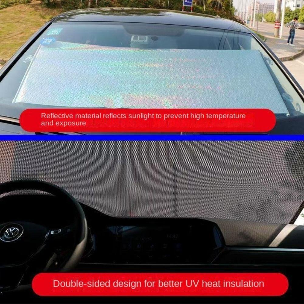 Glare Guard Car Sun Block Shutter Retractable Car Telescopic Curtain For Baby Kids