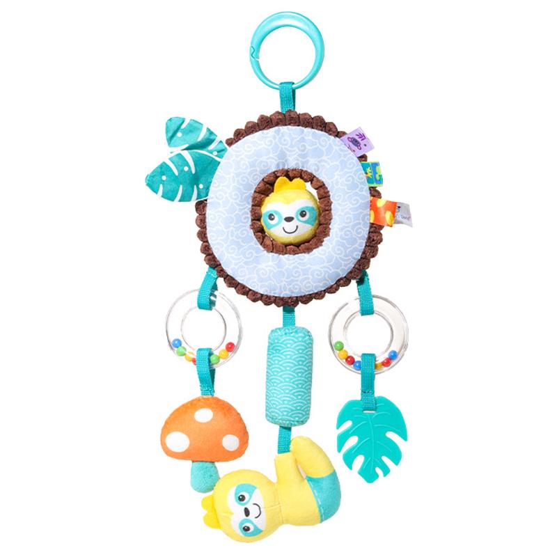 

Sensory Stroller Hanging Rattles for Baby Soft Newborn Plush Animals Bed Bell Dolls Babies Development Handle Toys Toddlers Gift
