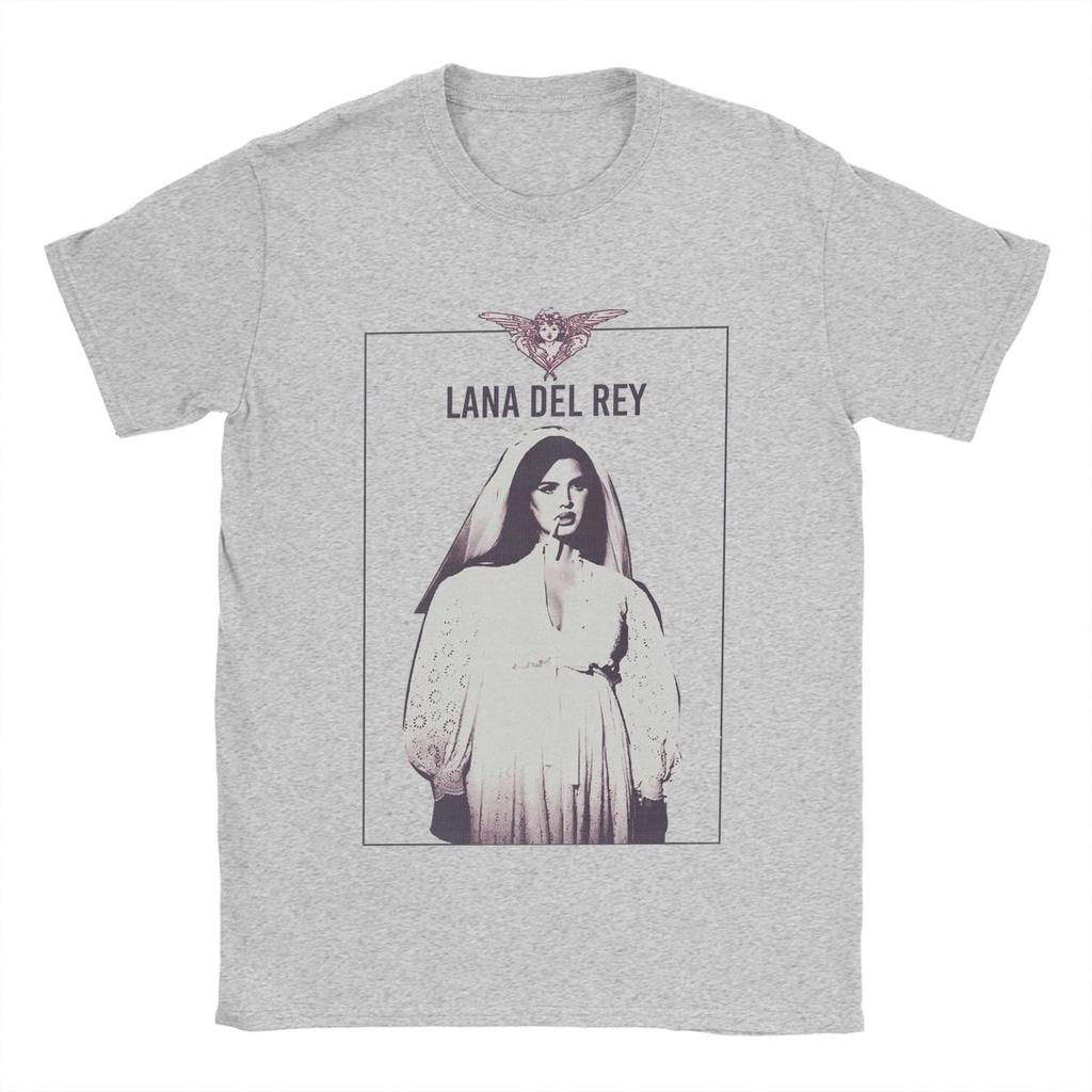 Lana Del Rey Pánská trička Vtipné tričko Krátký rukáv Kulatý výstřih Bavlněné potištěné topy