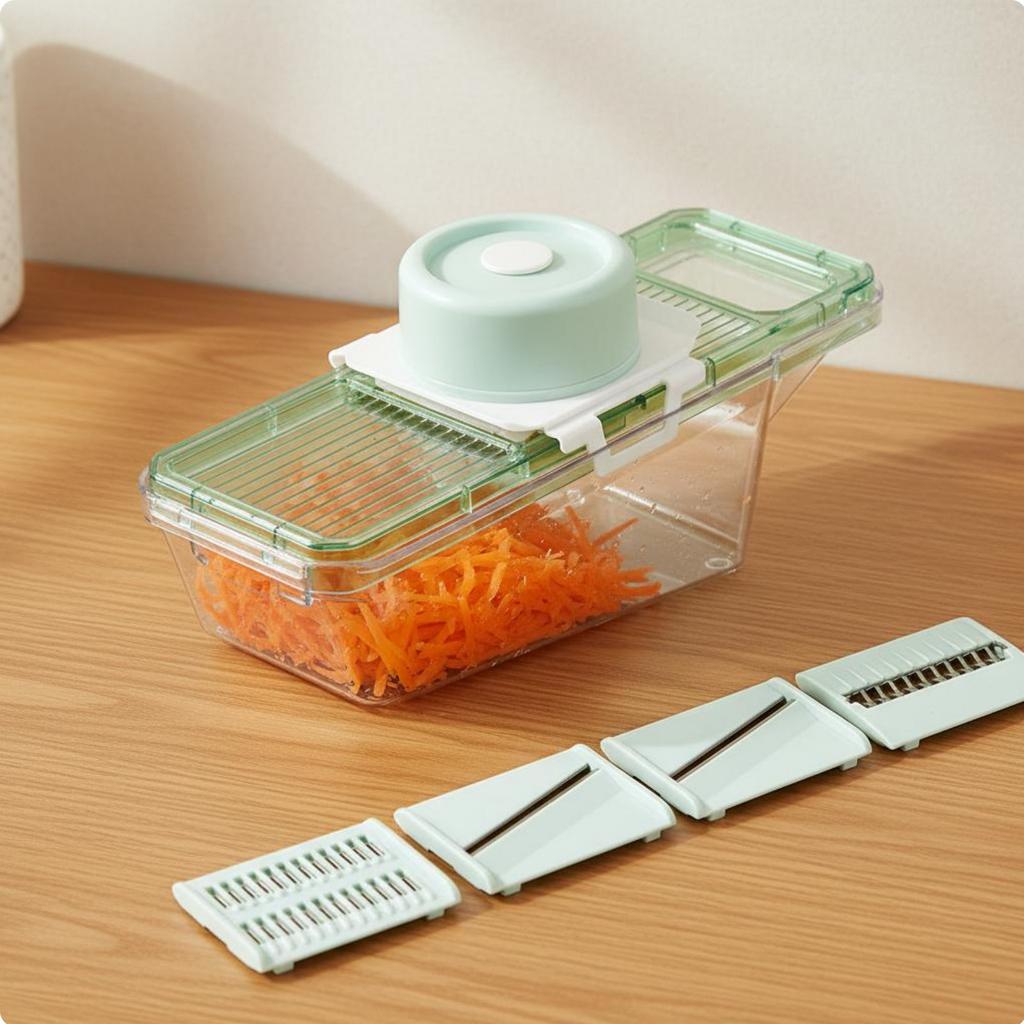 Multifunctional Vegetable Cutter Multi-Functional Multifunctional Vegetable Cutter Mandoline Cutter Grater Safety