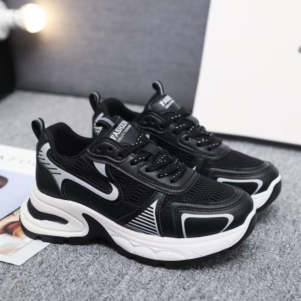 [Manufacturer] Versatile platform dad shoes women's 2025 spring sports shoes women's shoes mesh casual shoes