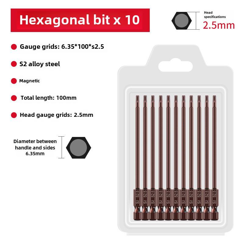 Sada elektrických šroubovacích bitů Qingwei S2 Strong s magnetickou šestihrannou rukojetí
