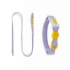 Set Collar Leash Transparent Buckle Candy Color Small Medium Dogs Collar Fashion Cat Pet Rope Puppy