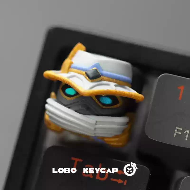 Anime Valorant Themed Keycaps Peripheral Keyboard Modification Parts Resin Material Manual Polishing Process Keyboard Esc Keycap