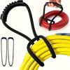 2pcs Heavy-Duty Nylon Storage Strap with Comfort Grip - Versatile Cord & Hose Organizer for Home, Garage, Boat, RV - Space-Saving