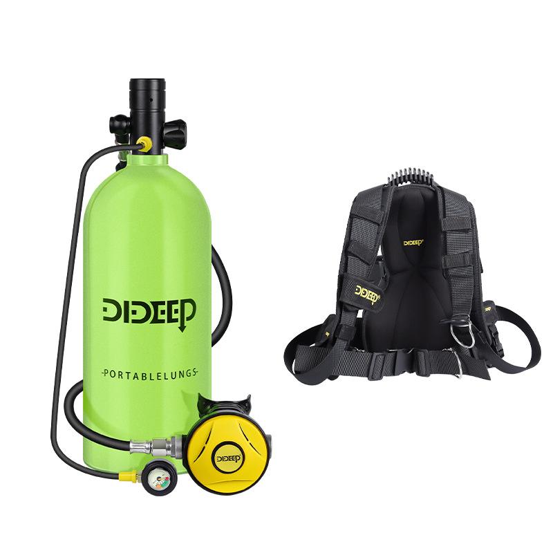 DIDEEP 3L X6000 Diving Snorkeling Regulator with Oxygen Cylinder