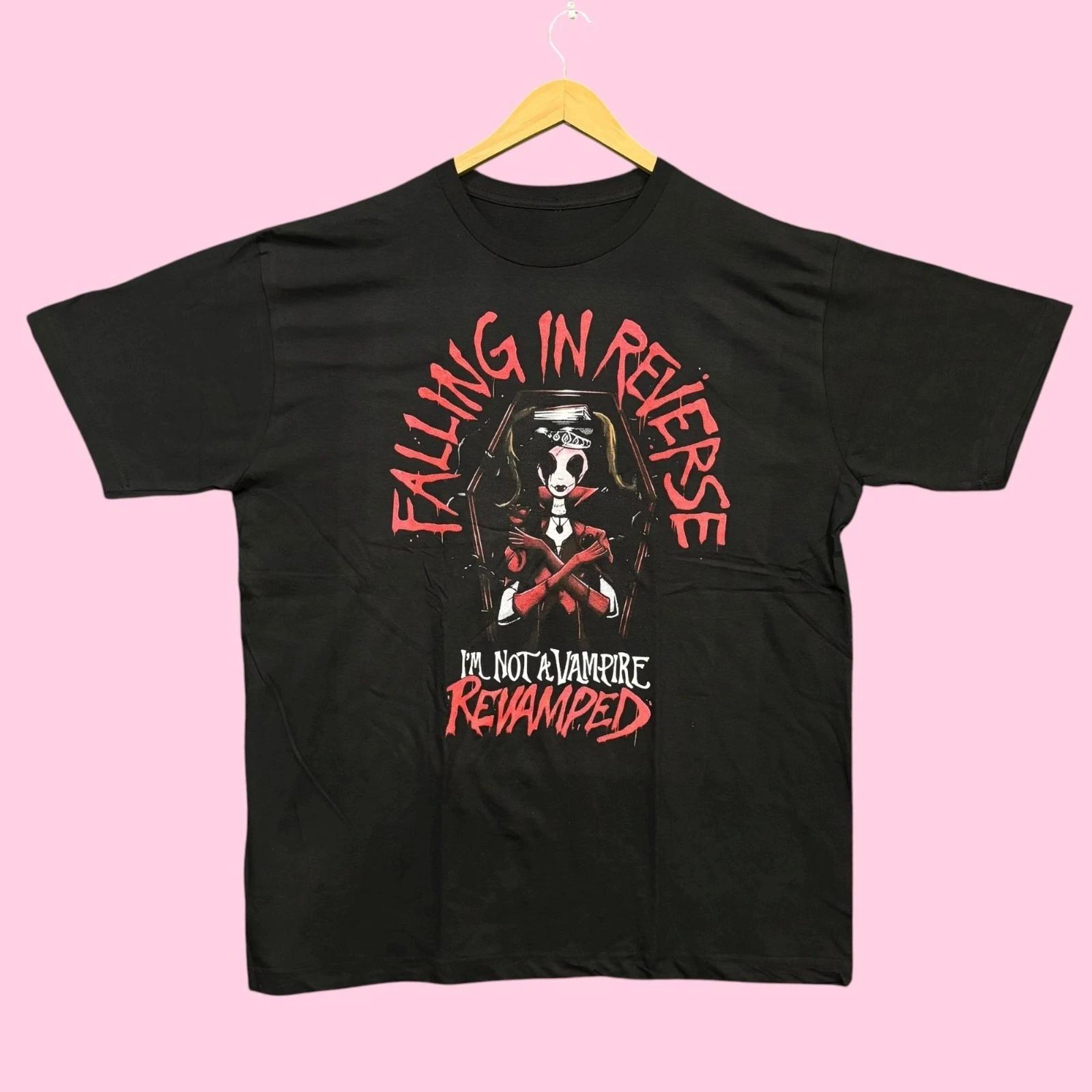 

Falling in Reverse I m Not a Vampire Revamped Rock Band Tee XL 3XL
