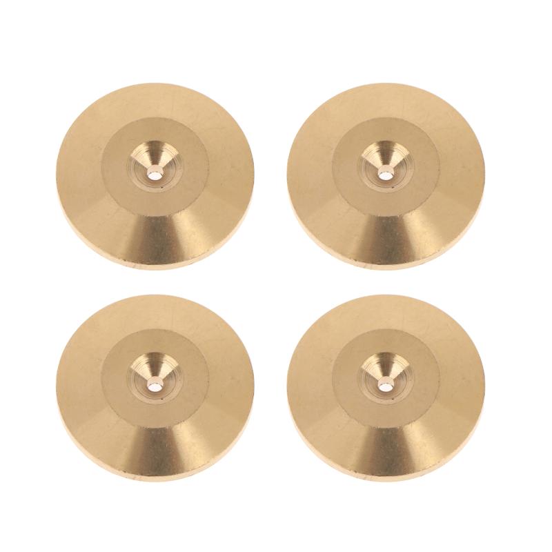4/8Pcs Speaker Pure Copper Spikes Pads Hifi Speaker Box Isolation Floor Stand Feet Cone Base Shoes Pad Cone Base
