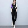 Plus Size Fashionable Women's 2-piece Set Summer Arrival Age-reducing Sporty Casual Suit Pants Stylish