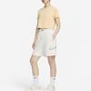 Nike Sportswear Swoosh Logo Patch High-Waisted Straight Fit Breathable Retro Shorts Women Bottoms Off-White DM6750-030