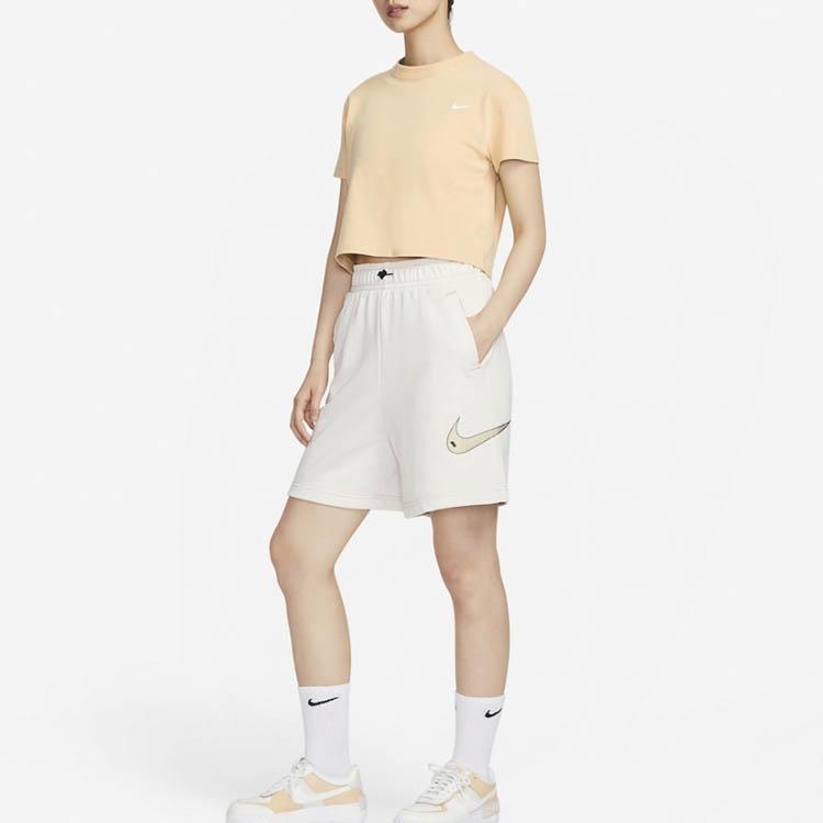 New Nike Casual Shorts Women's Ecru DM6750-030