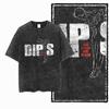 YG BODY BUILDING  Printed Cotton Acid Washed Graphic Unisex T Shirt Cool CROSSFIT Streetwear Men Tshirts Big Size Tee for Men