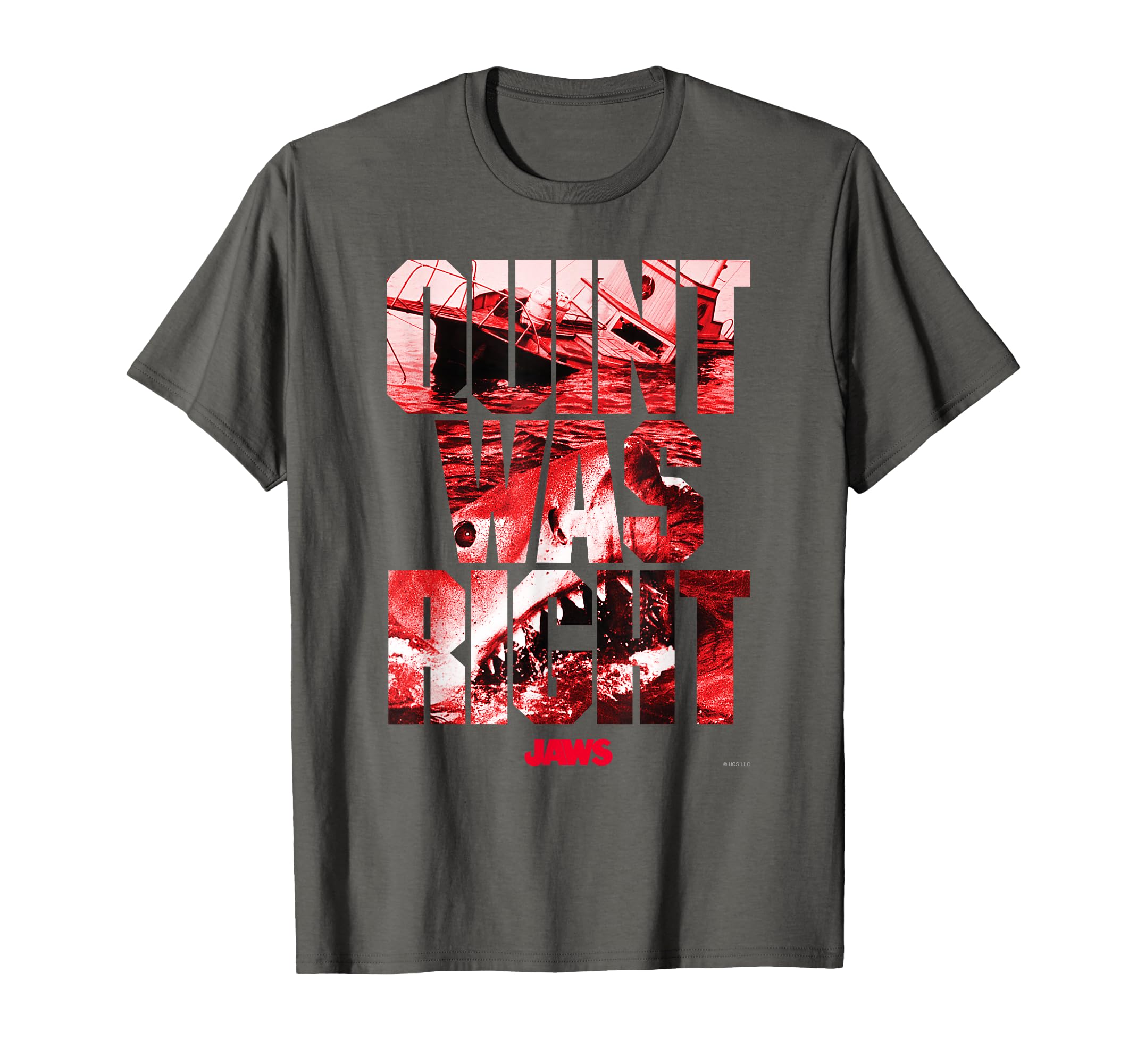 

Jaws QUINT WAS RIGHT T-shirt