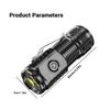 Tail Magnet Flashlight Ultra Strong Light Hat Clip Light Mini Small Torch  Camping