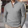 Men's Half Turtleneck Slim Fit Pullover Knit Sweater.