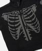 VASTIC Bone Jacquard Hoodie Knit_Black / Charcoal