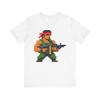 8-Bit Soldier Pixel Art Tee | Retro Video Game Infantry Shirt