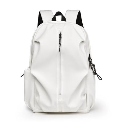 Backpack Rucksack Large Capacity Waterproof Lightweight Commuting To School Travel Casual Stylish Unisex [OFAMOUS] Men's Women's (Model 3-White)