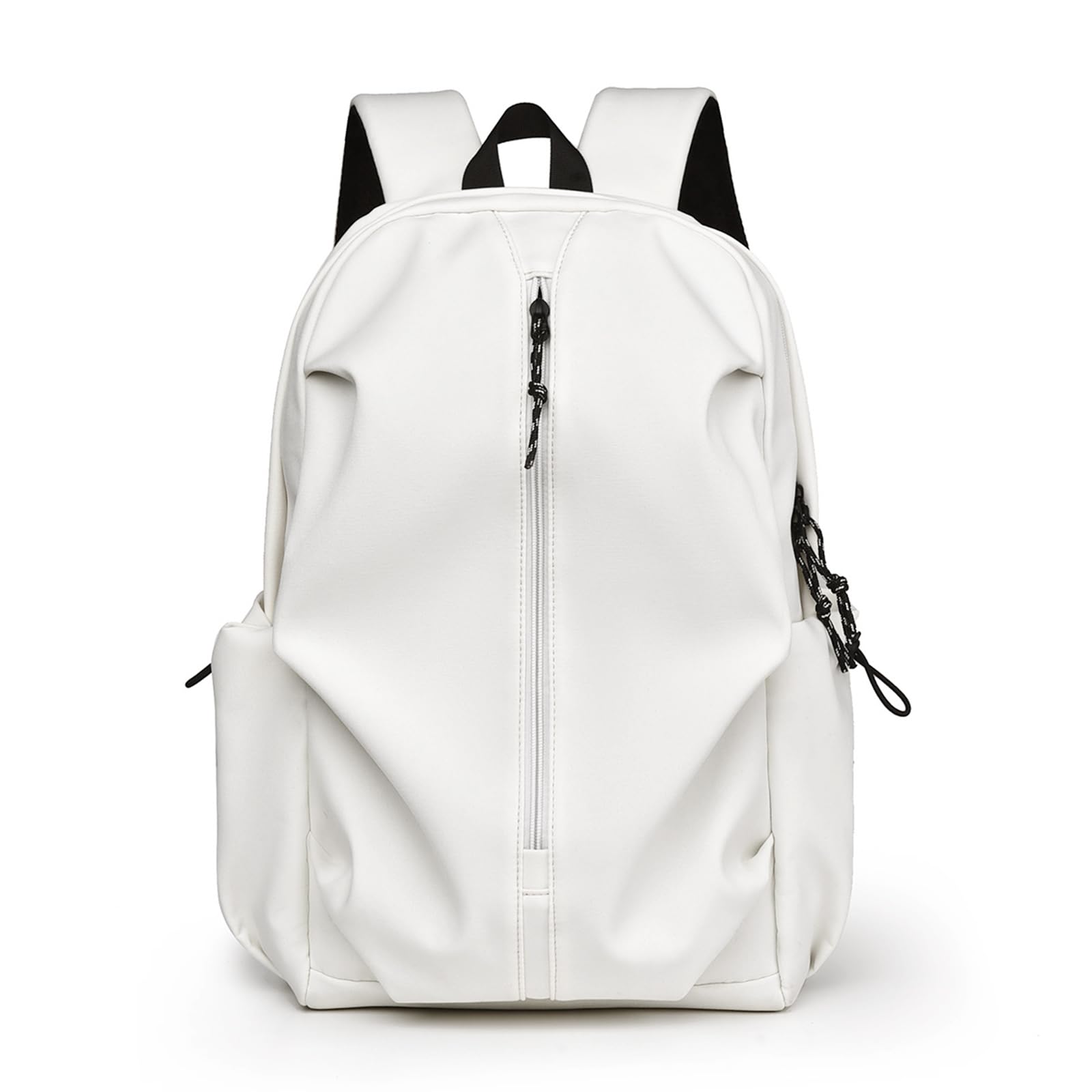 

[OFAMOUS] Backpack for Men and Women, Large Capacity, Waterproof, Lightweight, for Commuting, School, Travel, Casual, Stylish, Unisex (Model 3-White)