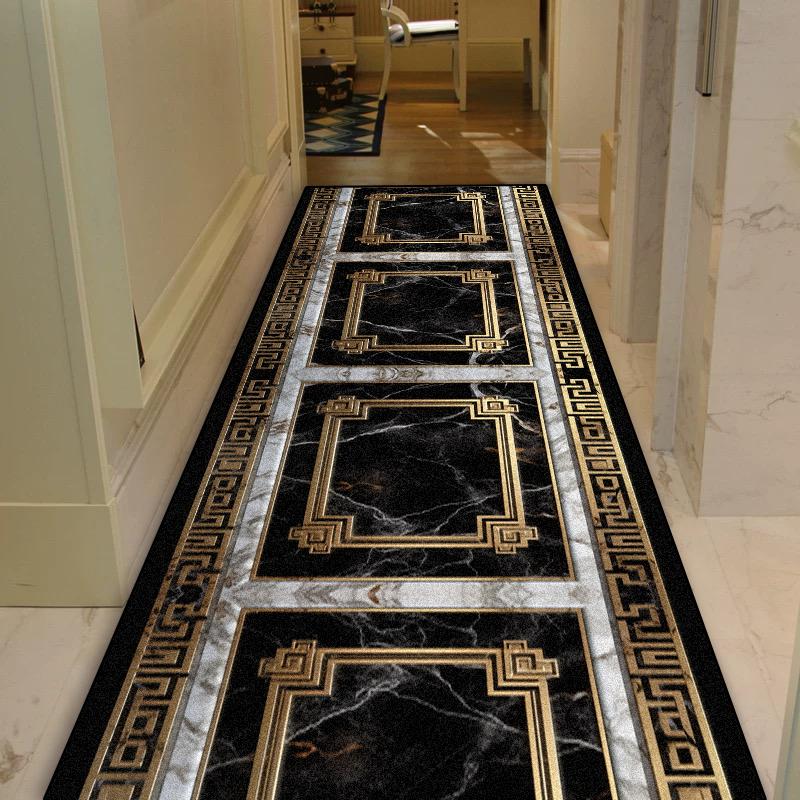 Europese Stijl Luxe Lange Loper Tapijten Hal Entree Antislip Kleed Huis Trap Gang Tapijten Buiten Activiteiten Matten 60x200cm 23.6x78in