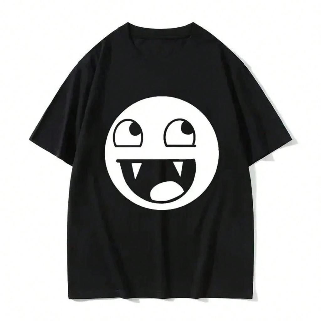 Epic Face Domo Kun Funny Meme T Shirts Wounisex Summer O-Neck Fashion High Quality T-Shirt Casual Oversized Tshirt Wounisex's Clothing